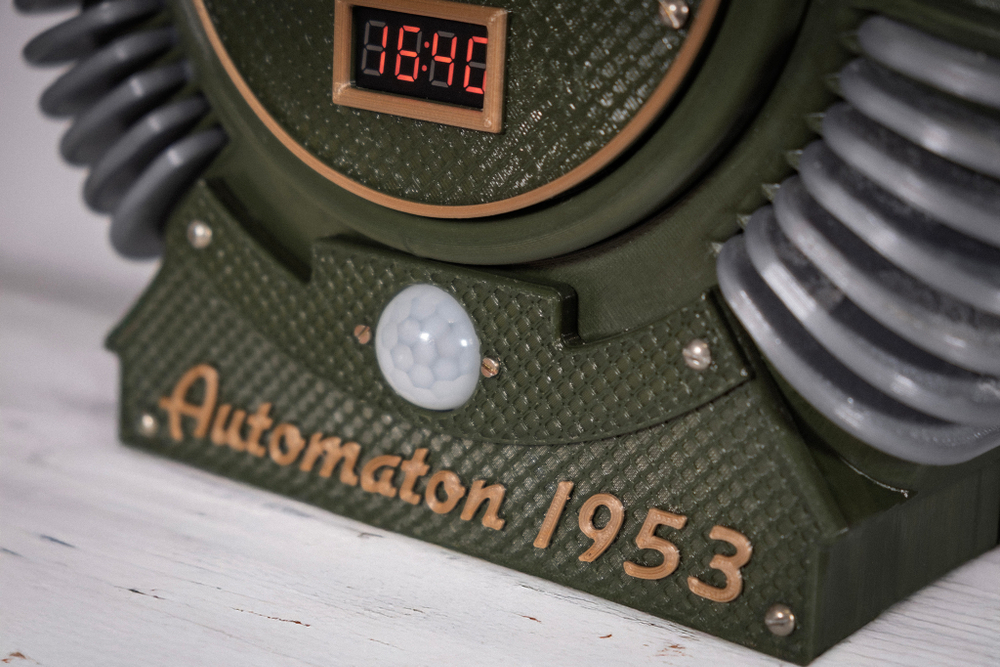 Automaton 1953: часы и декор в стиле 50-х, созданные при помощи 3D-печати и Arduino