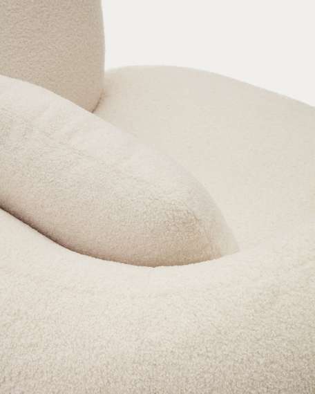Martina Поворотное кресло в белоснежном цвете с подушкой