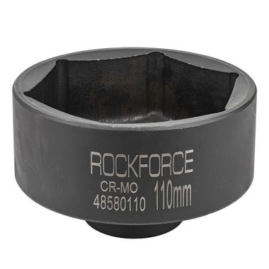 Головка ударная глубокая, 1'', 110мм (6гр.) RockForce RF-48580110