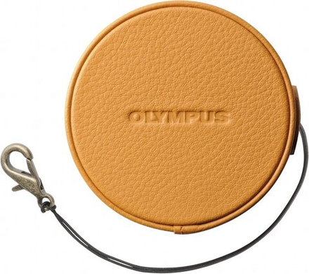 Крышка для объектива Olympus LC-60.5GL Leather Lens Cover бежевая для 14-42mm f/3.5-5.6 EZ