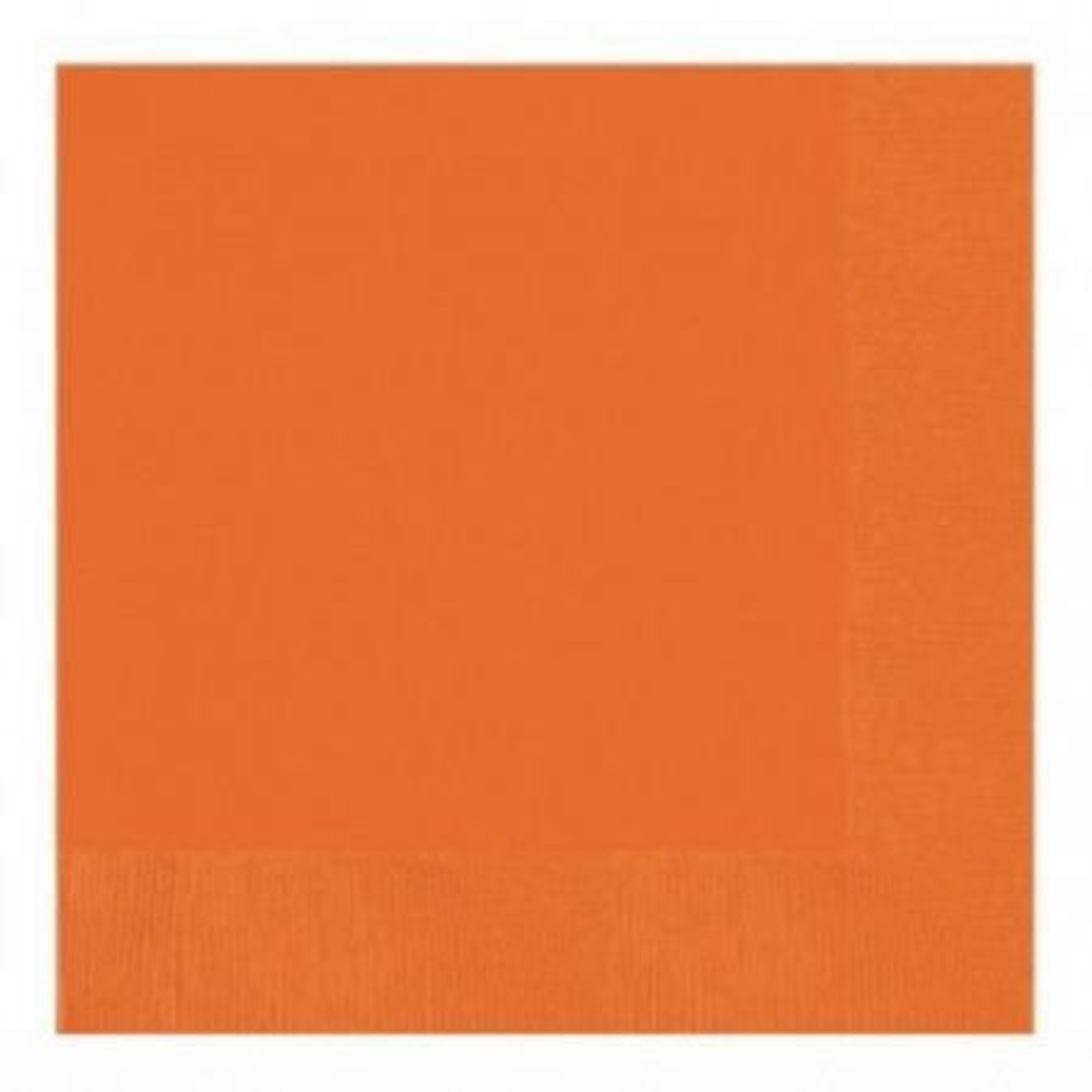 Салфетки Оранжевый 16шт 33см.