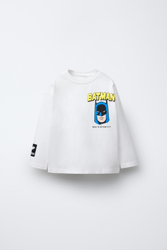 ZARA ФУТБОЛКА С ПРИНТОМ BATMAN © & ™ DC COMICS ©, ЭКРЮ