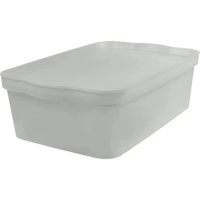 Ящик Lalababy Cute 14 л серое пёрышко