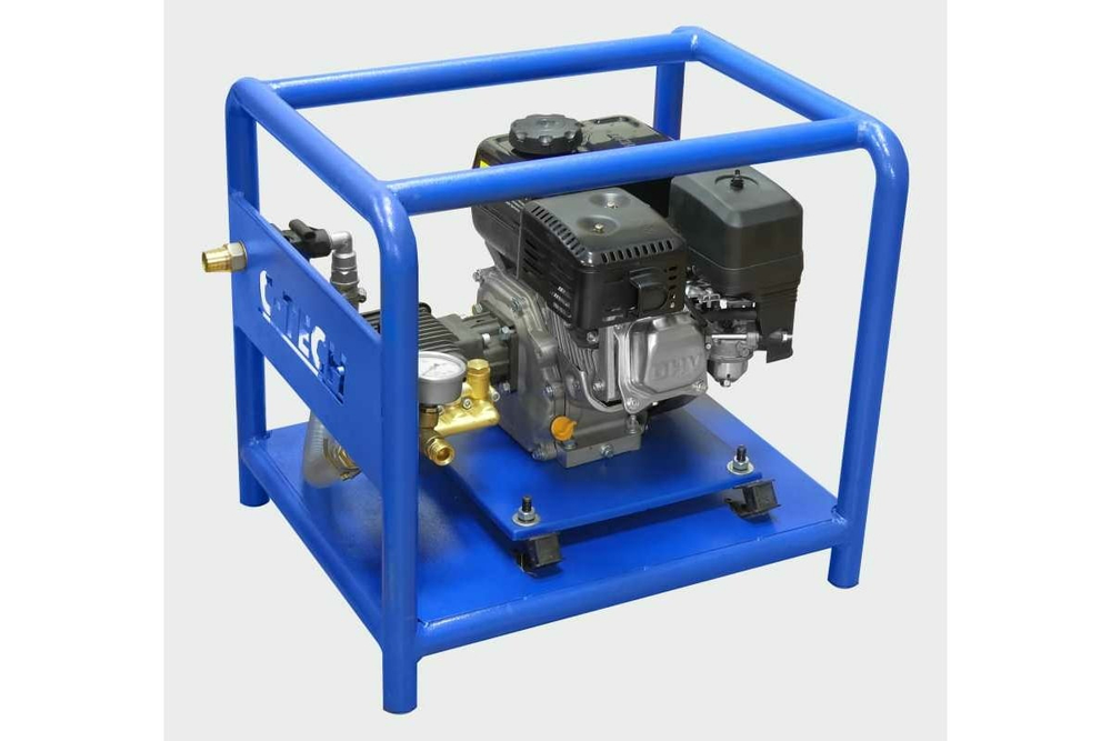 Бензиновая мойка высокого давления C-TECH (160 бар, до 10 л/мин, 7 лс) в комплекте для ручной мойки ВМ1610FS2S1BP2FMT-10-SPG6