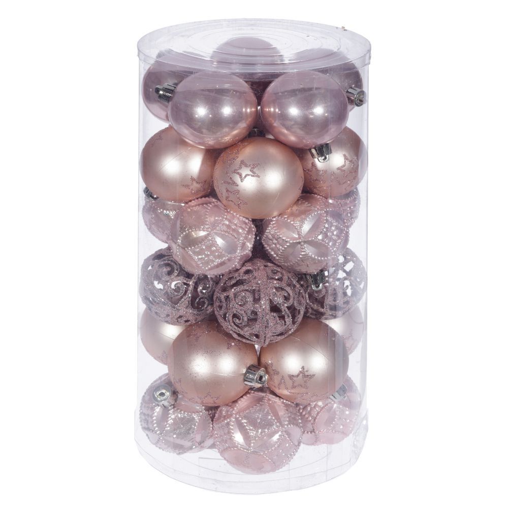 GAEM Набор из 30шт Украшение новогоднее "Шар", D 6 см, L6 W6 H7 см