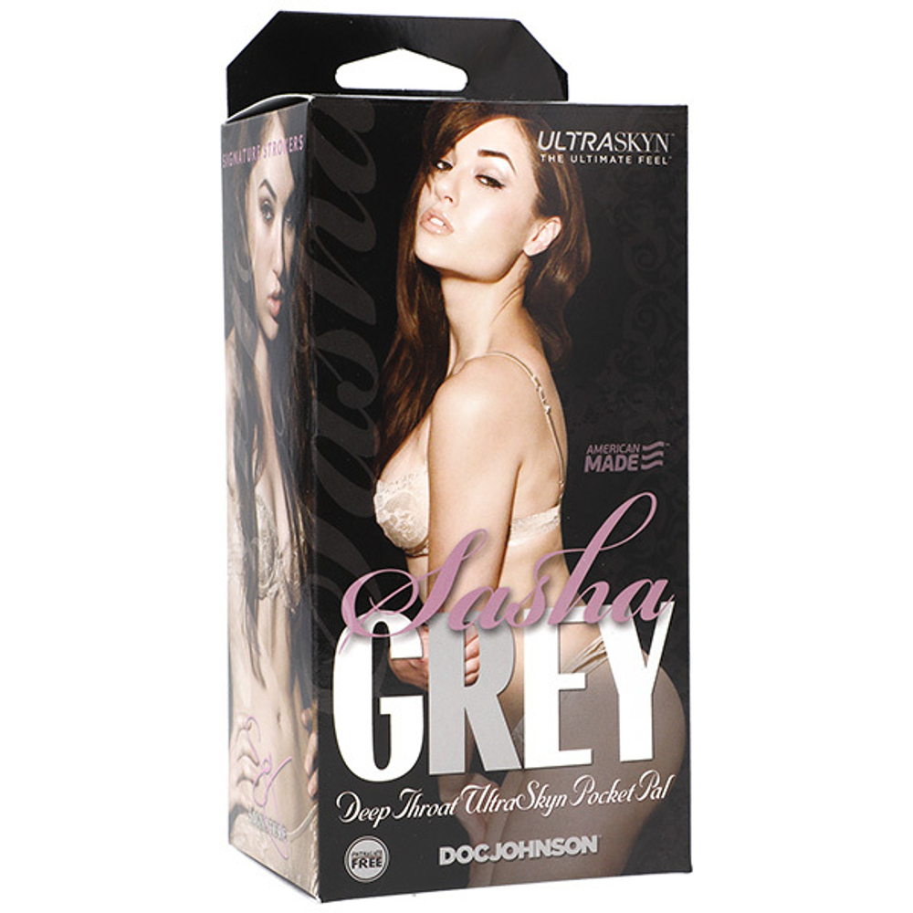 Мастурбатор-ротик 14см Doc Johnson Signature Strokers Sasha Grey Deepthroat Pocket Pal 5410-05-BX