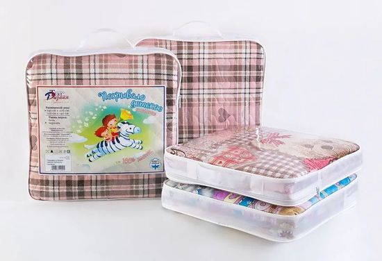 Покрывало стеганое детское Игрок поплин 110x140 см