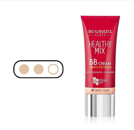 Увлажняющийe BB Creme gegen müde Haut mit Vitaminkomplex - Bourjois Healthy Mix BB Cream Anti-Fatigue 01 - Light/Clair