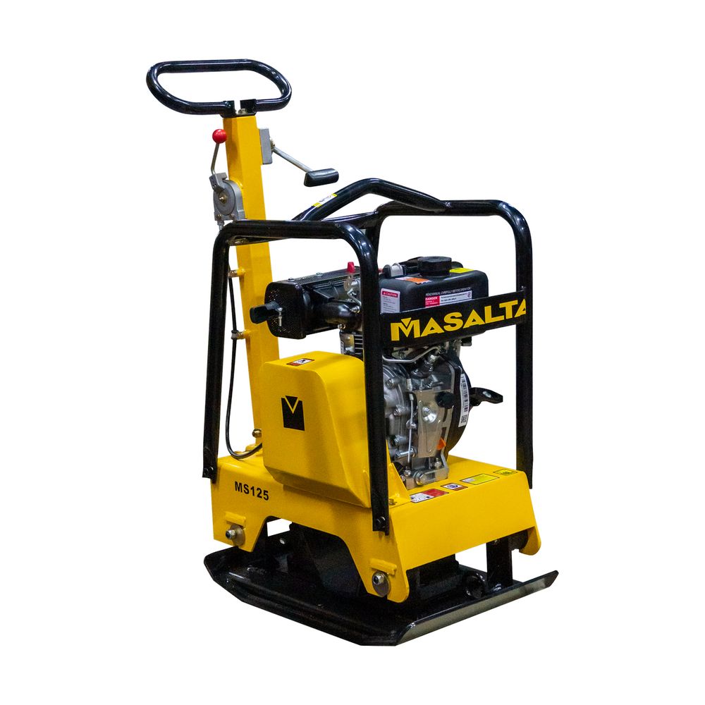 Виброплита дизельная Masalta MS125-1 реверсивная - [137 кг / 25 кН / Kama KM173F]