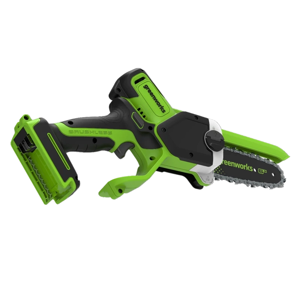 Аккумуляторная цепная пила Greenworks GD24CS15K4 (1 x 4 Ач, ЗУ) 2010107UB