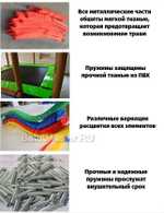 Батутная арена "Удачная полянка" с крышей 3x3x3 м