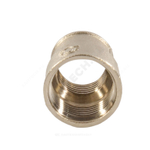 Муфта латунь никель переходная Ду 15х10 (1/2"х3/8") ВР/ВР VALFEX VF.240.N.012.038