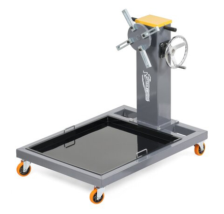 KraftWell ROTO 800 Стенд для разбора двигателей г/п 800 кг, с редуктором, усиленный