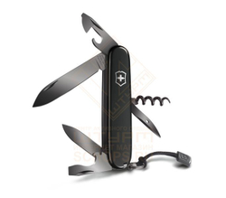 Нож многофункциональный Victorinox Spartan 91 мм, Black/Black