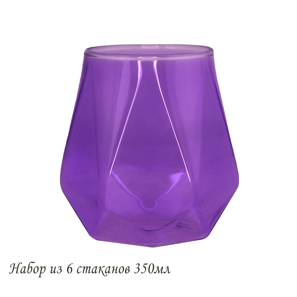 Lenardi 160-267 Набор из 6 стаканов 350мл в под.уп.(х12)Стекло