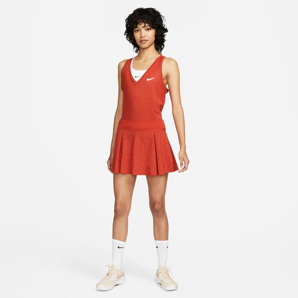 Женская теннисная юбка Nike Dri-Fit EMB Club Skirt Women - Orange