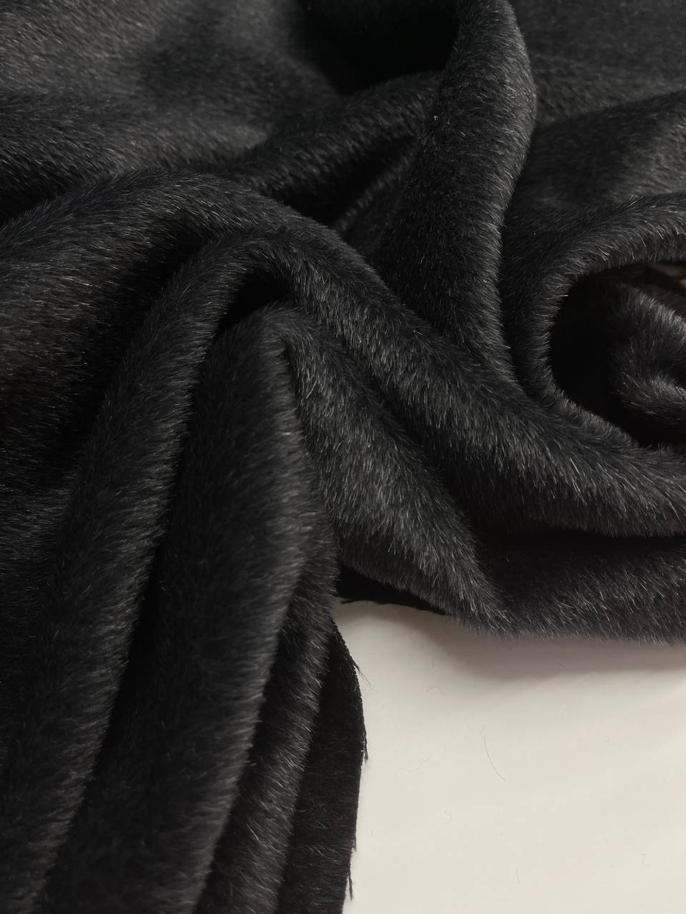 Альпака пальтовая Ermenegildo Zegna черная