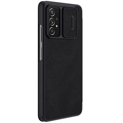 Кожаный чехол-книжка Nillkin Leather Qin Pro c защитой камеры для Samsung Galaxy A73