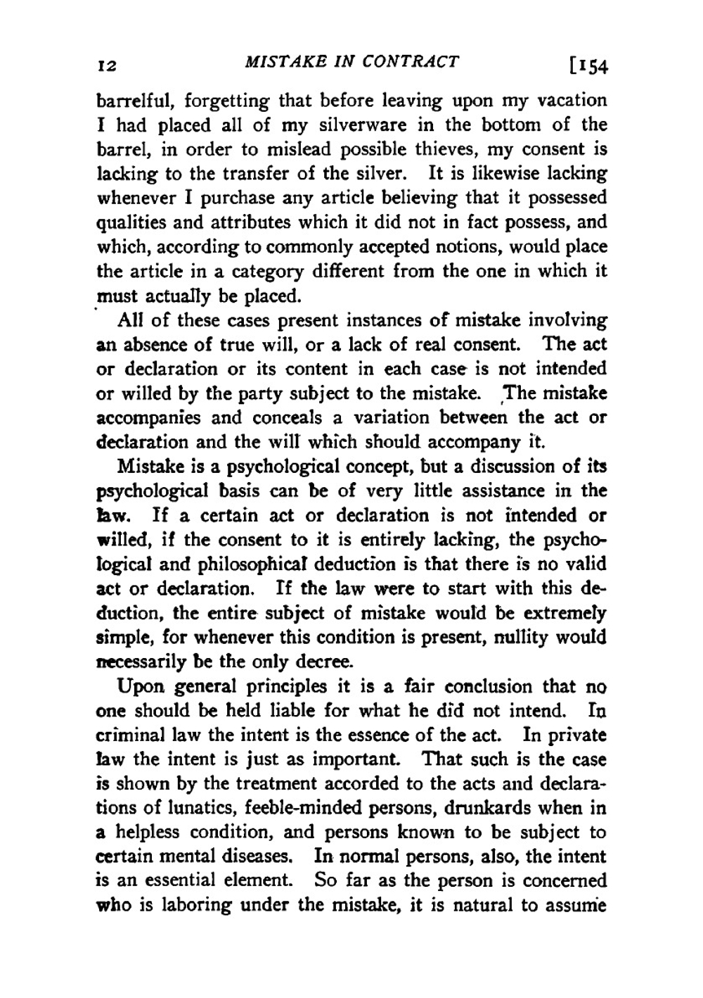 Mistake in contract: a study in comparative jurisprudence | Edwin Corwin McKeag