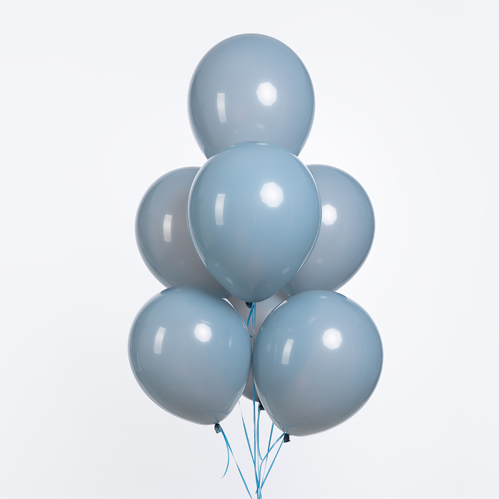Шар 12" Голубой туман, пастель ретро шаринг
