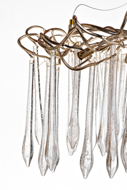 Люстра потолочная Garda Decor Капли шампань 86-8035/800