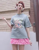 Футболка SoWhat? Rabbit Голубая