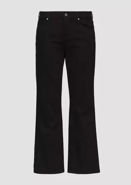 Cropped Jeans / Regular Fit / Mid Rise / Flared Leg