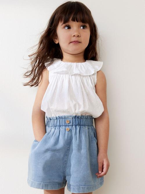 Шорты джинсовые для девочки Next C36-775, Голубой