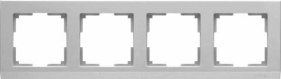 Рамка 4-я серебряный WL04-Frame-04 Stark Werkel 4690389063718