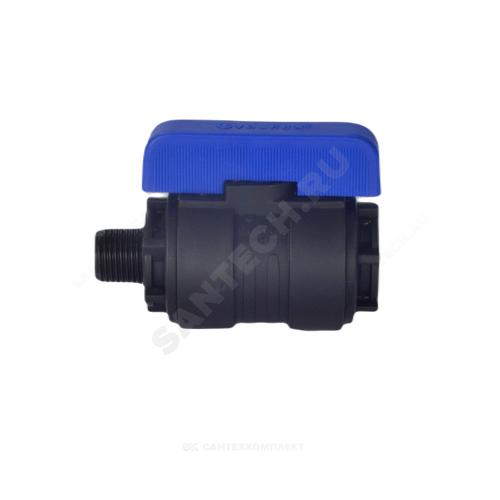 Кран шаровой компрессионный Ду 20 1/2"x3/4" НР/ВР Ру16 VALFEX 1210020012034