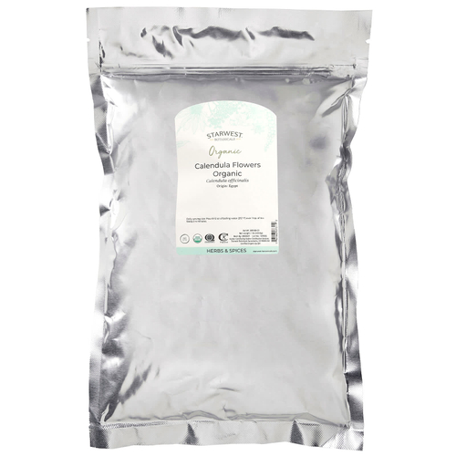 Starwest Botanicals, Органические цветки календулы, 453,6 г (1 фунт)