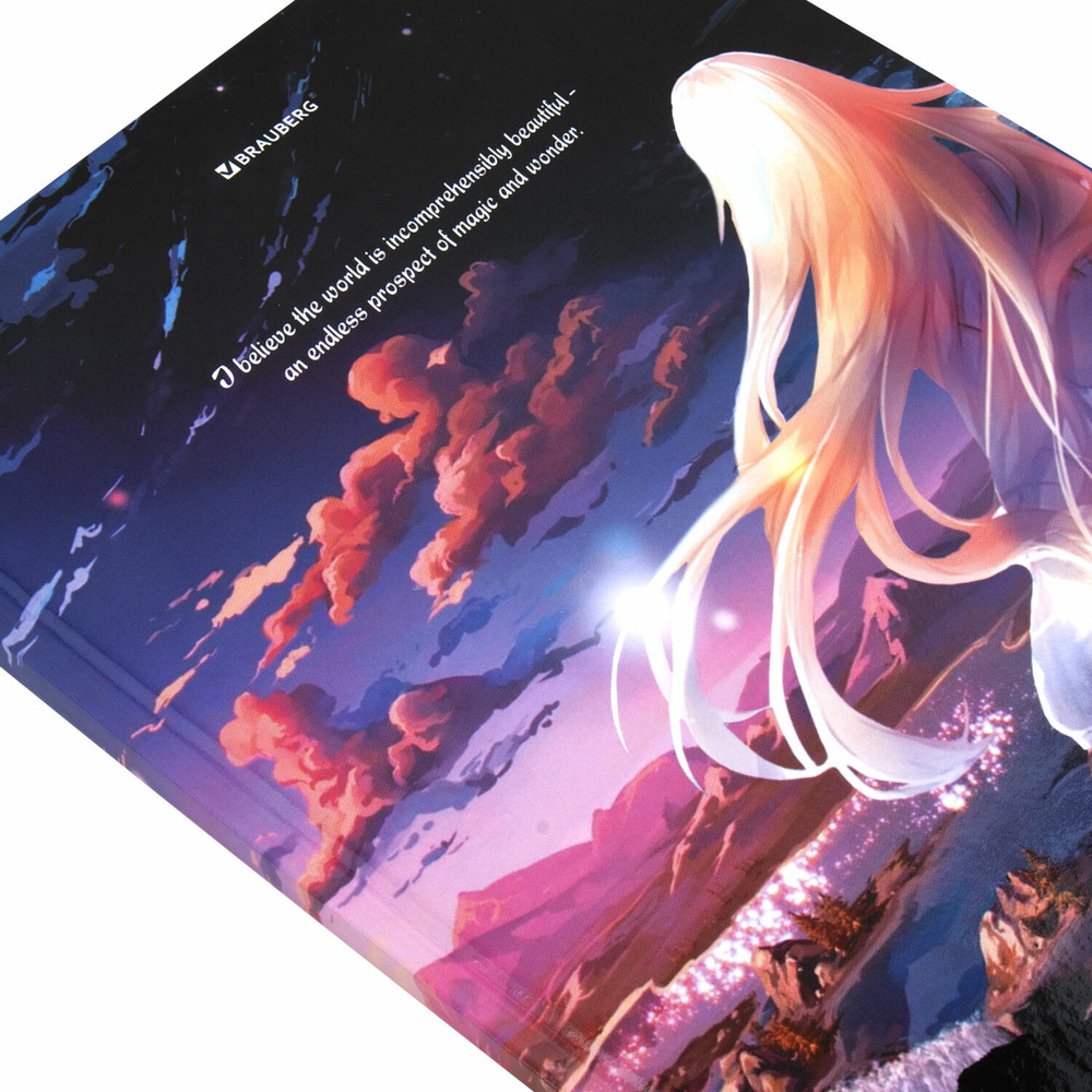 Дневник 1-11 класс 40 л. твердый BRAUBERG глянцевая ламинация "Anime girl" (6 штук в упаковке)