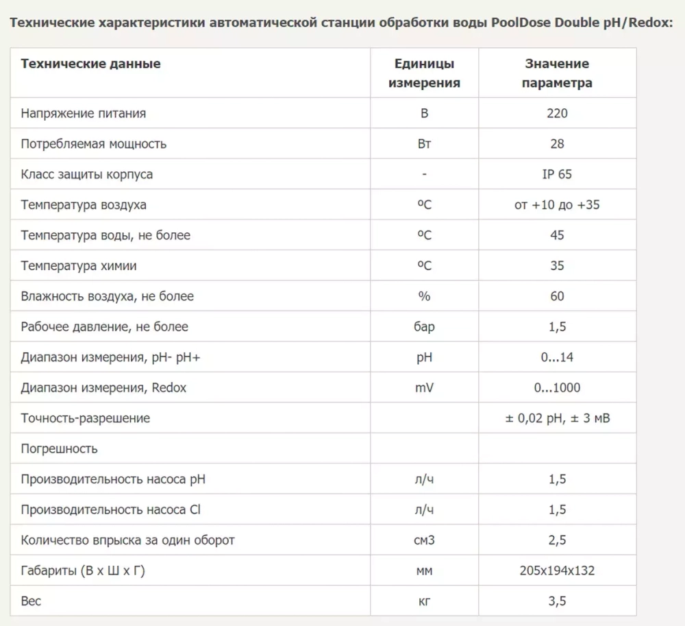 Seko Станция дозирования перистальтическая PoolDose Double pH-RX 1.5 л/ч - WiFi (полный комплект)