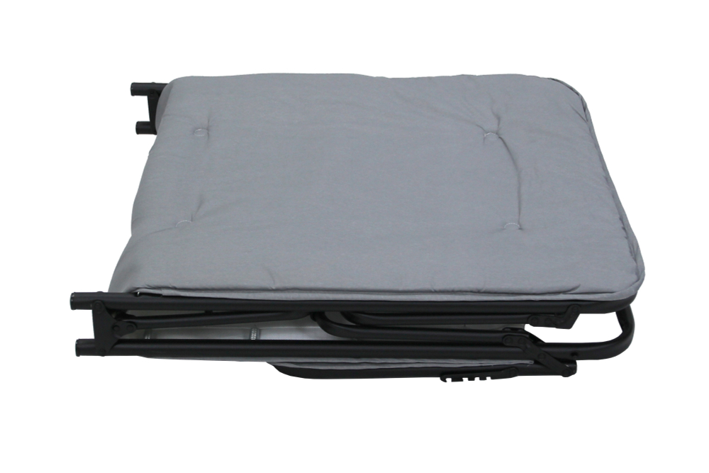 Кровать раскладная Надин п/мягкая лист 10мм арт.С408/71 (цвет ткани серый рис.без рисунка (1 шт. в уп.)