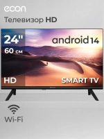Телевизор Смарт 24 дюйма, Android 14