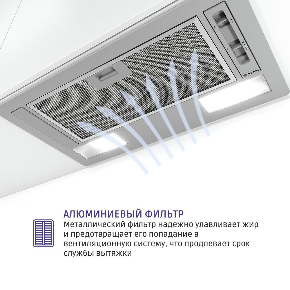 Встраиваемая вытяжка BOSCH DLN52AC70