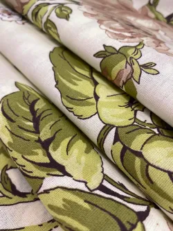 Ткань для рукоделия "Прохоровская роза" Сказка перкаль, длина 3 м., ширина 2,2 м.