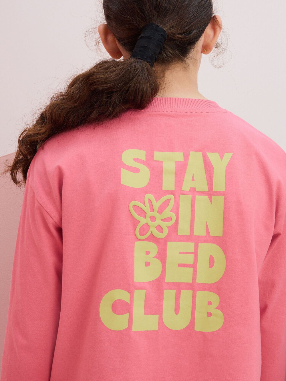 Пижама для девочки Next Q96-878, 3 шт., Розовый, Серый, Молочный