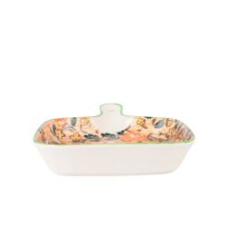 Блюдо "Kawaii Forest.Bear" 22*16*3см. (min 9) (фарфор) (транспортная упаковка)