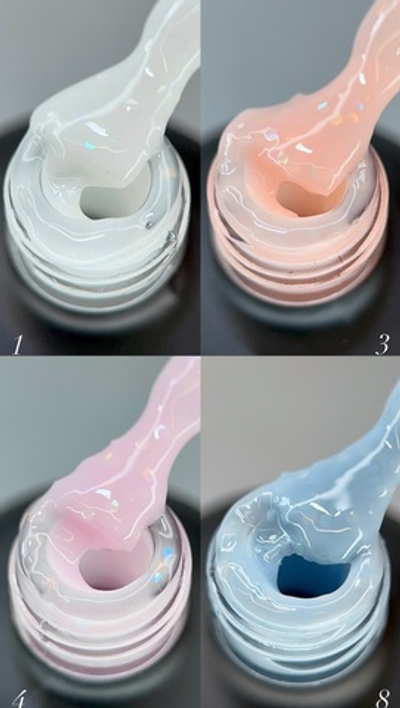 Бескислотная база серия GLITTER