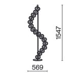 Напольный светильник (торшер) Maytoni MOD216FL-L38G3K
