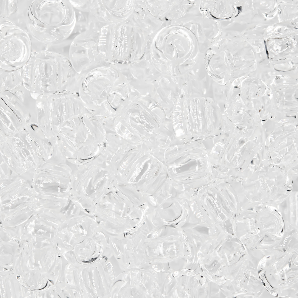 Японский бисер TOHO Round 6/0 (№1), прозрачный