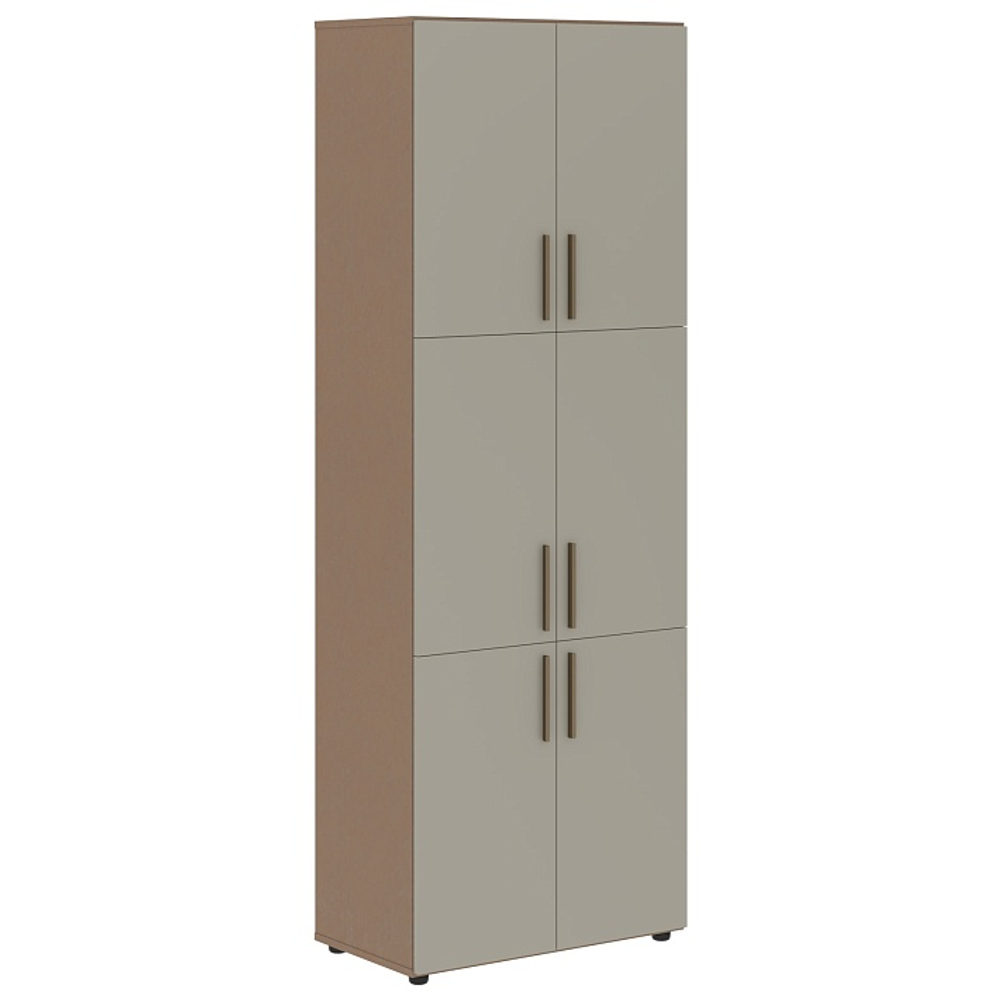 Шкаф с 3-мя комплектами глухих малых дверей VELION