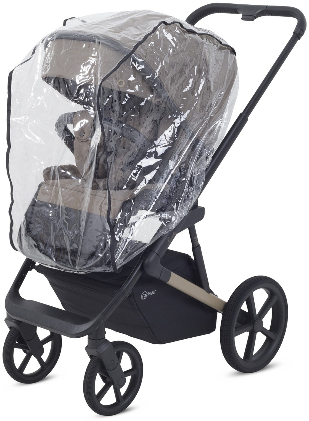 Детская коляска Rant Garda 3 в 1 с автокреслом Miro Black Mocca
