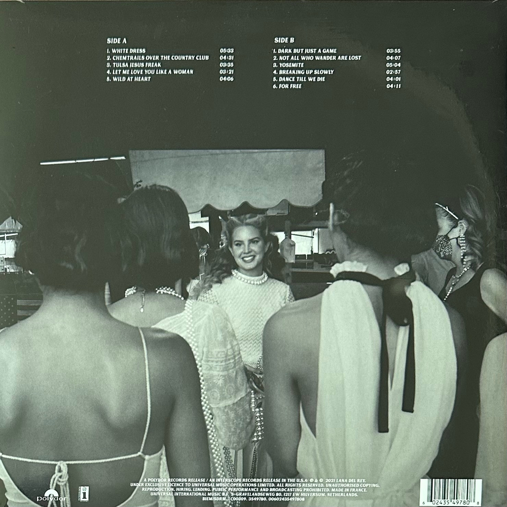 Lana Del Rey ‎– Chemtrails Over The Country Club (Франция 2021г.)