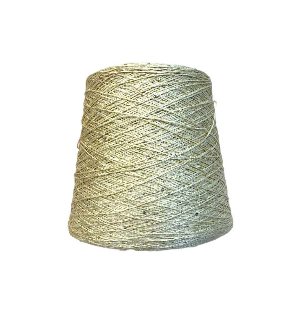 Пряжа на бобине (Италия) 72% лен 20% шелк 8% п/л 100г-320м 340г