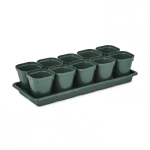 Набор д/рассады (10 стаканов 0,3л)(с поддоном) (комплект 10 шт)