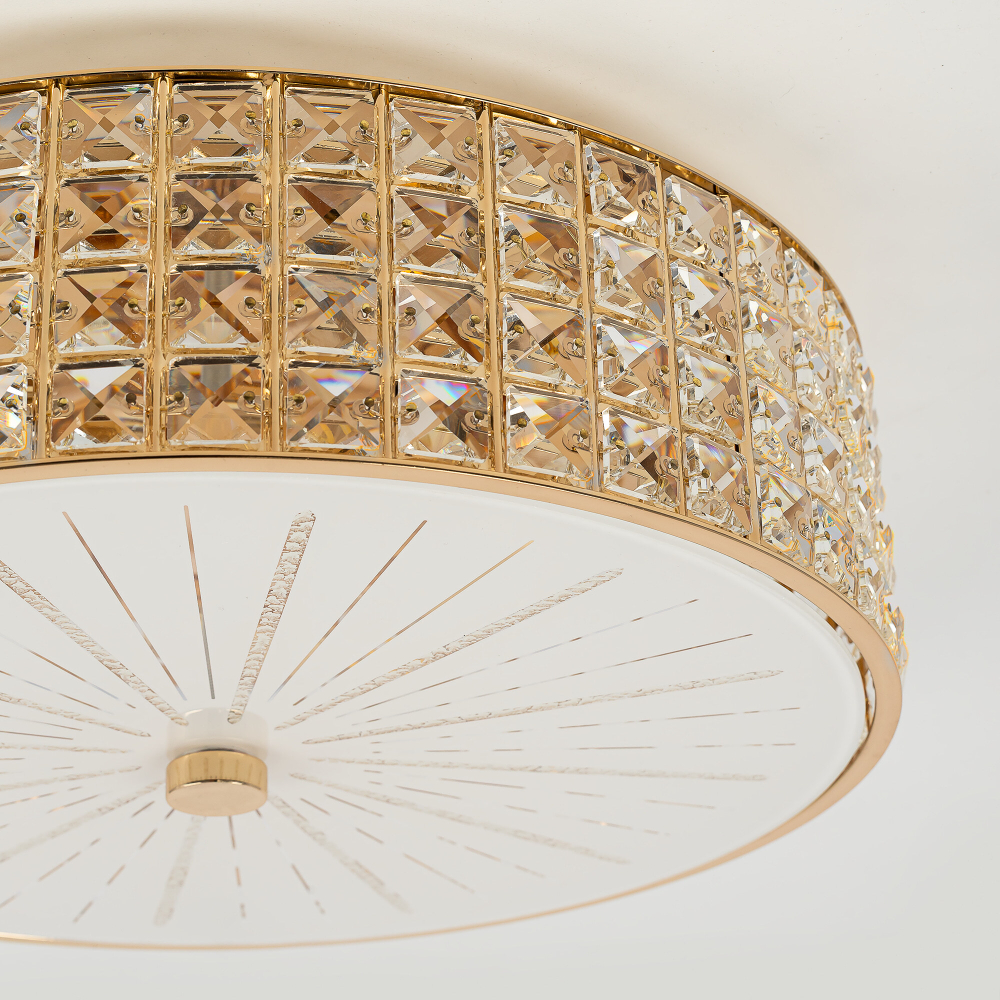 Citilux Портал CL324152 Люстра хрустальная Золото