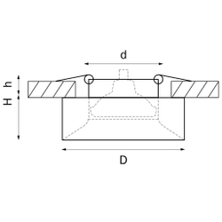 Встраиваемый светильник Lightstar Levigo L01002120 (010021+510020)