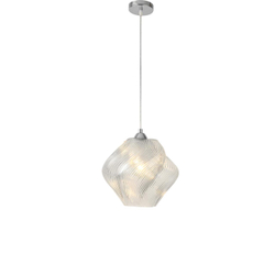8288/1A MODERNI LN26 371 хром/прозрачный, металл/стекло Подвес E27 1*60W 220V TIDE